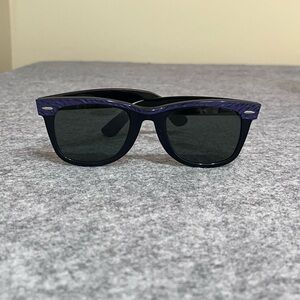 Ray-Ban Wayfarer Sunglasses in Deep Marbled Purple